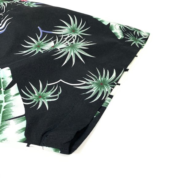 3/$25 Hang Ten Hawaiian Floral Button Down T Shirt L - Picture 4 of 9